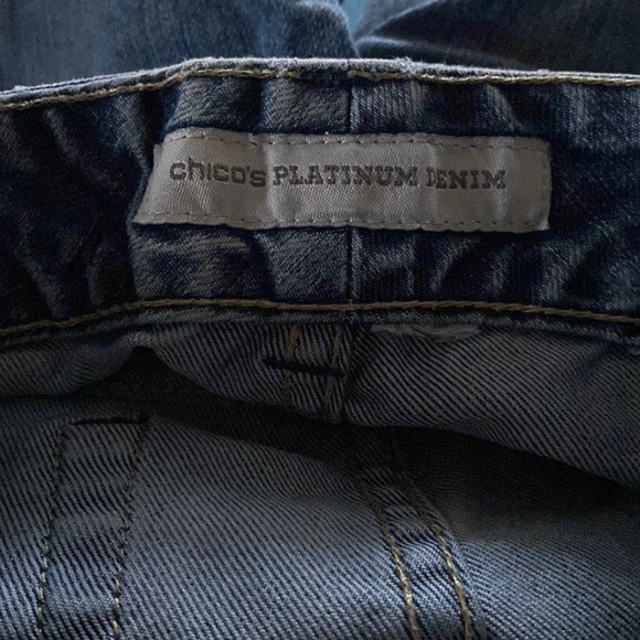 Chico's Platinum Denim Ultimate Fit Slim Leg Jeans - Picture 6 of 7